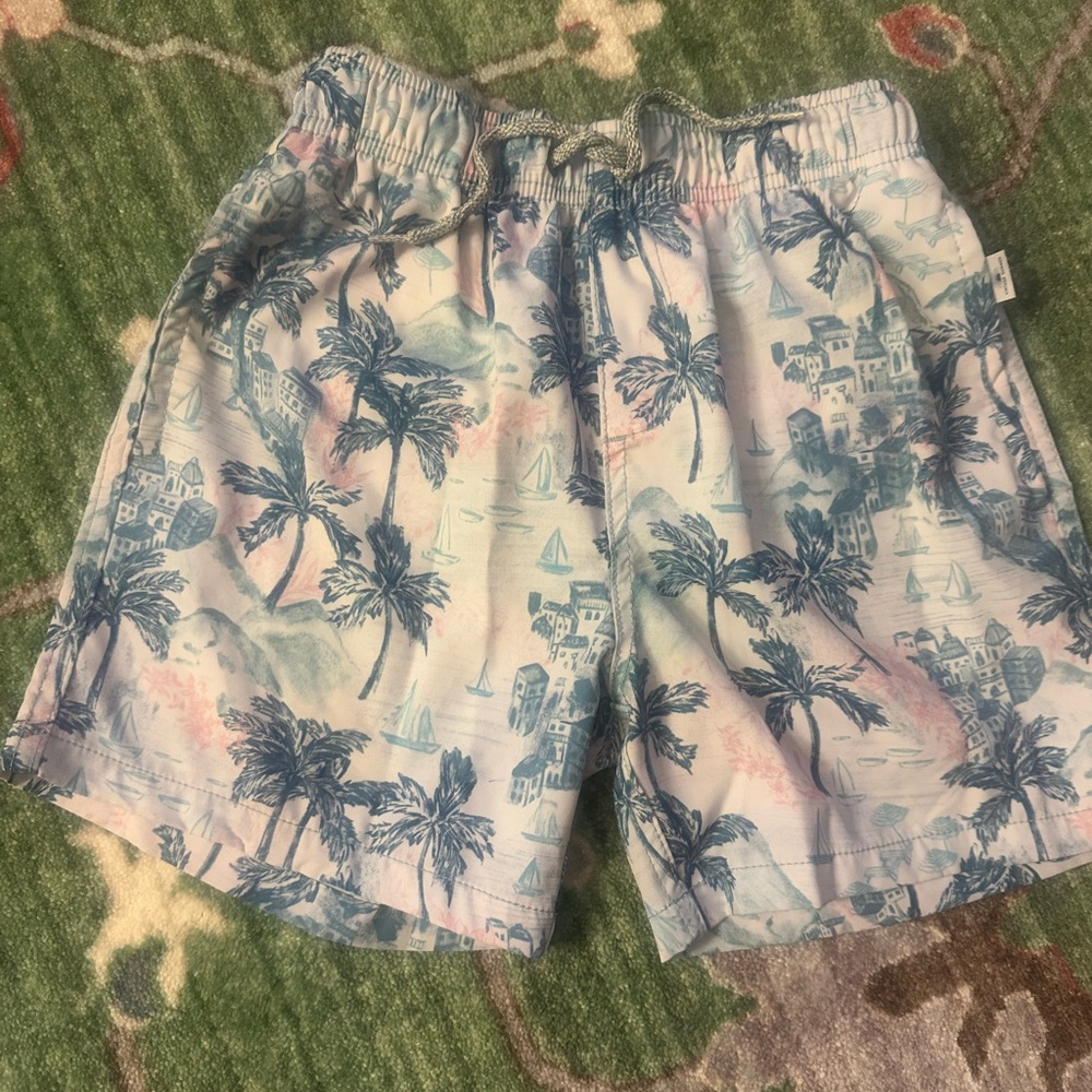 Tropical Print Boys Shorts
